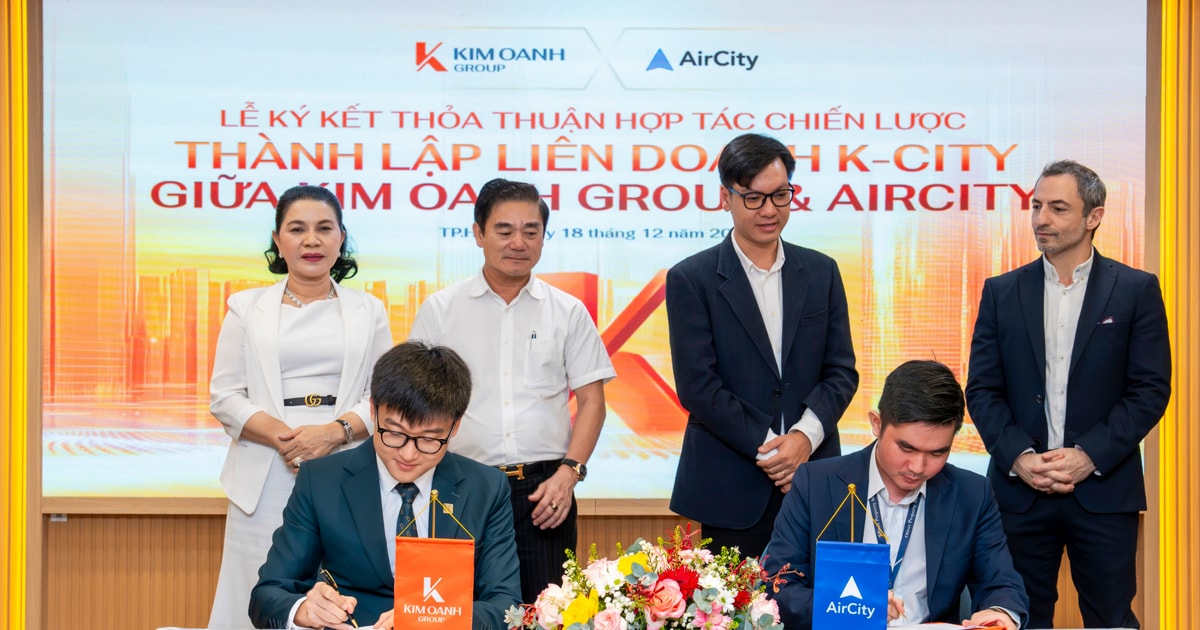 Kim Oanh Group hợp tác đối tác công nghệ, tiên phong ứng dụng AI và Robotic trong quản lý vận hành dự án