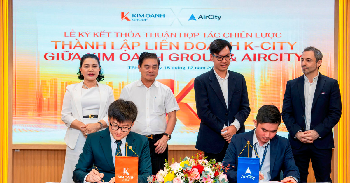 Kim Oanh Group hợp tác đối tác công nghệ, tiên phong ứng dụng AI và Robotic trong quản lý vận hành dự án