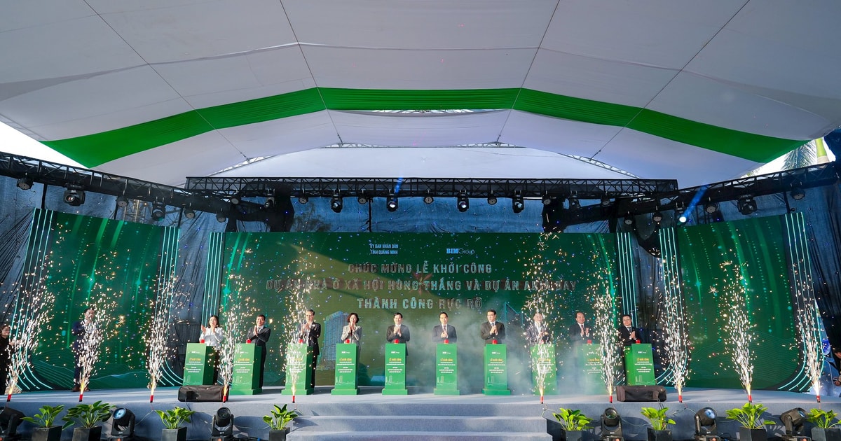 BIM Group khởi công 3 dự án tổng vốn gần 10.500 tỷ đồng tại Quảng Ninh