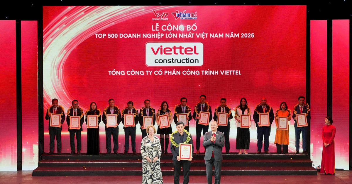 Viettel Construction: Hành trình "Kiến tạo giá trị" và “cú hích” thăng hạng trên Bảng xếp hạng VNR500 2025