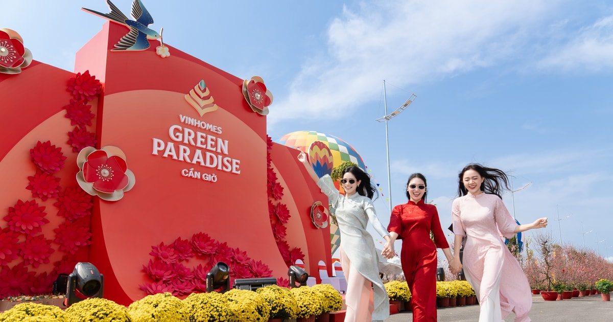 Lễ Hội Xuân tại Vinhomes Green Paradise Cần Giờ diễn ra xuyên Tết nguyên đán