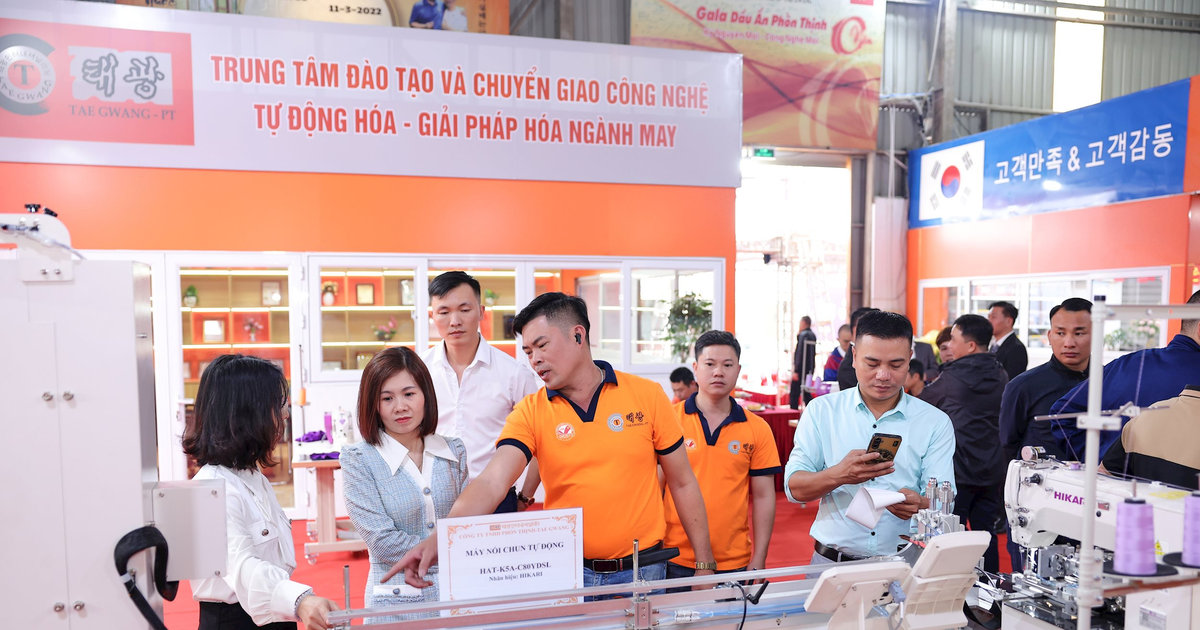 “Thiết bị tự động hóa có thể giúp nhà máy may tăng năng suất tối thiểu 20-30%”