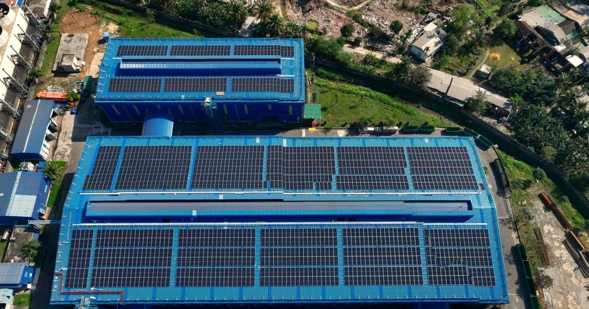 Thép Hòa Phát Dung Quất khởi công dự án điện mặt trời áp mái nhà xưởng lớn nhất Việt Nam