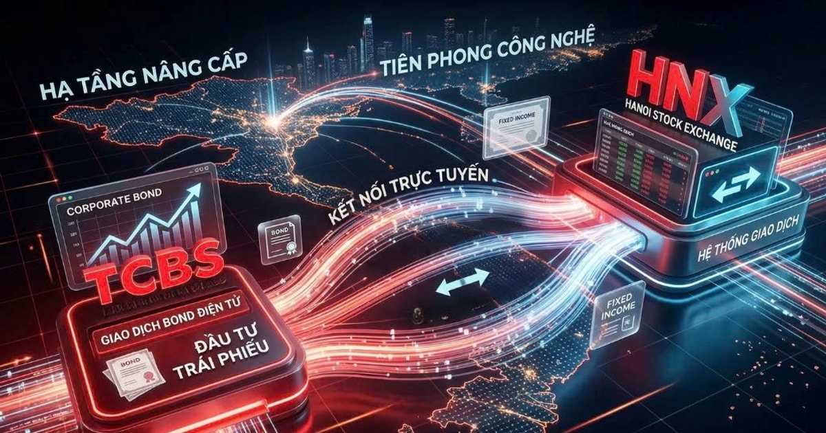 Chứng khoán TCBS tiên phong kết nối trực tuyến với hạ tầng trái phiếu HNX