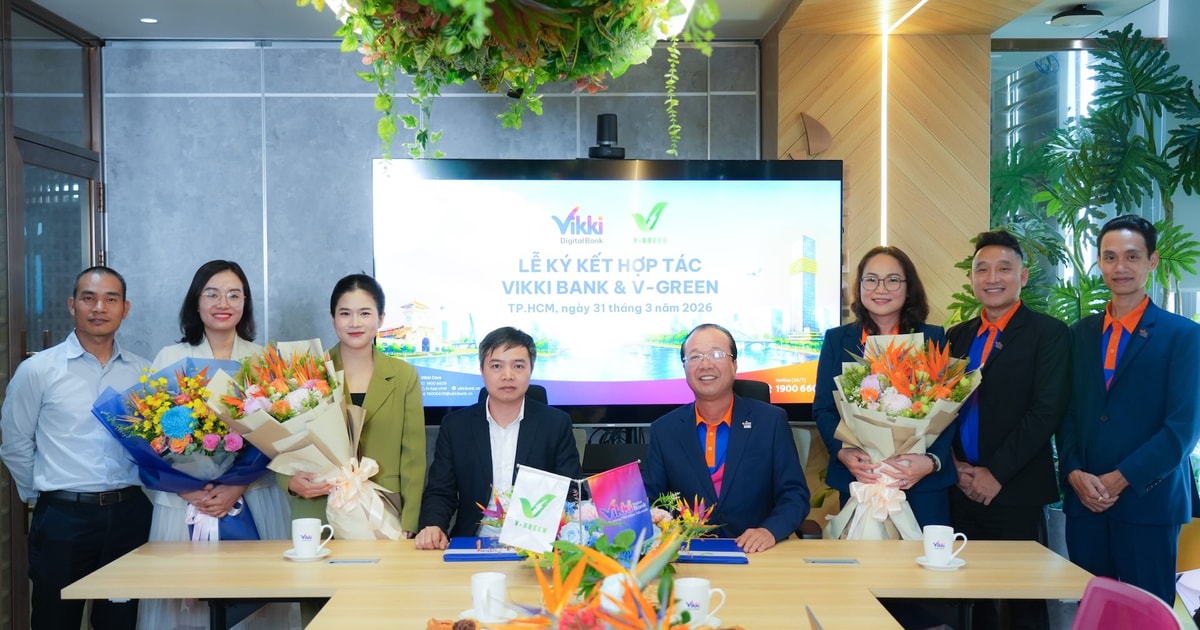 V-Green và Ngân hàng Số Vikki hợp tác phát triển hạ tầng trạm sạc, tủ đổi pin xe điện