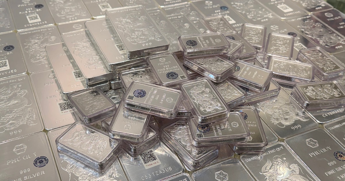Ngày 1/4: Giá bạc tăng mạnh, giao dịch quanh mức 77 triệu đồng/kg