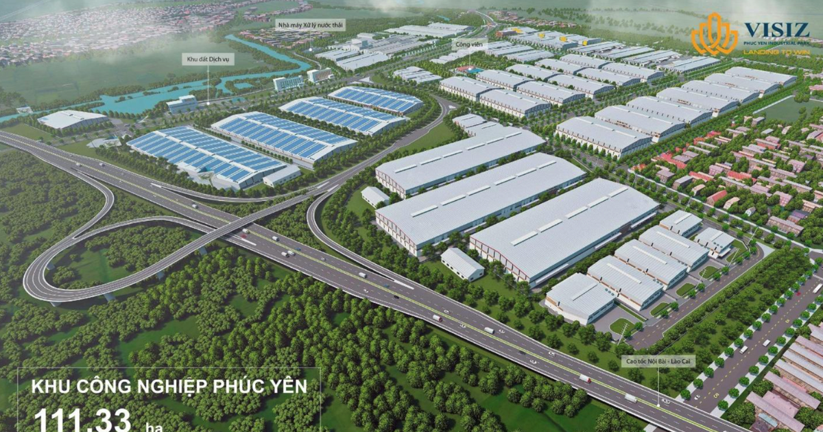 Khởi công dự án KCN Phúc Yên gần 2.000 tỷ đồng