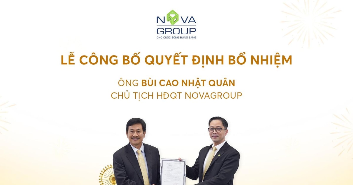 ‏NovaGroup kiện toàn bộ máy nhân sự cấp cao