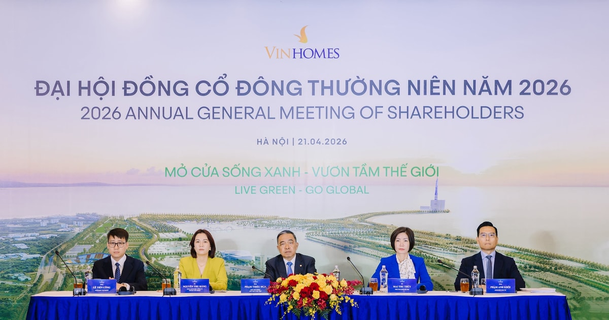 ĐHĐCĐ Vinhomes: Kế hoạch lợi nhuận kỷ lục 60.000 tỷ đồng, chia cổ tức 160%