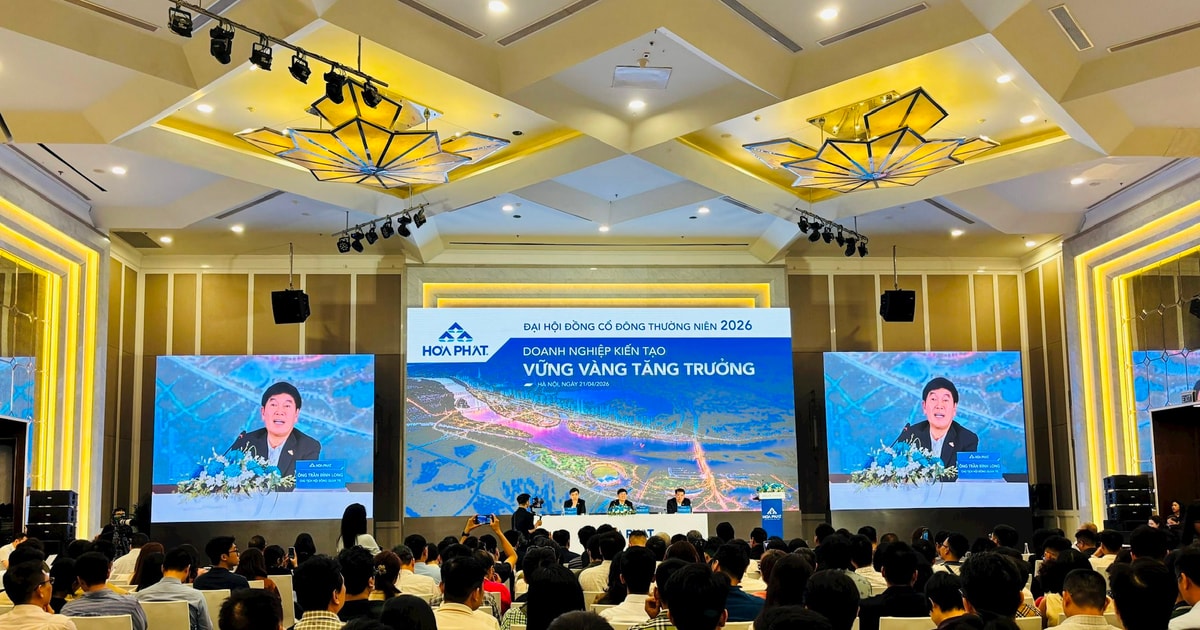 ĐHĐCĐ Hòa Phát: Mục tiêu doanh thu năm 2026 cao kỷ lục, lãi hơn 9.000 tỷ đồng trong quý I