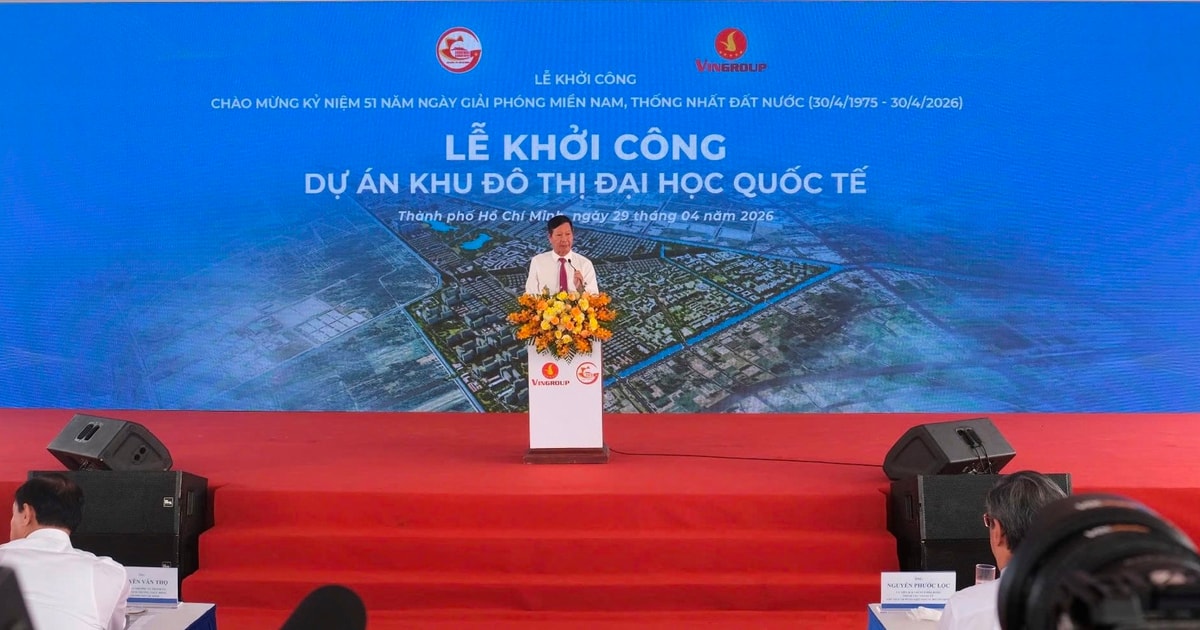 Phó Chủ tịch Vingroup: “Khu đô thị Đại học Quốc tế khát vọng trở thành biểu tượng mới của Vingroup và Vinhomes ở khu vực Tây Bắc TP. Hồ Chí Minh”
