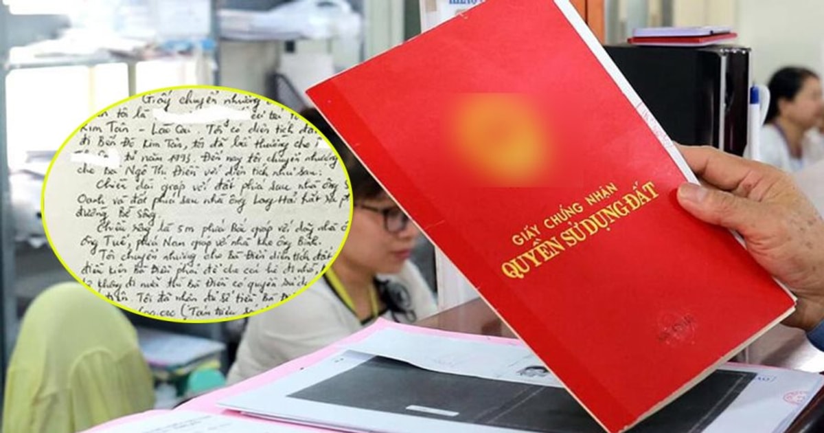 Bộ Nông nghiệp và Môi trường đề xuất cấp sổ đỏ cho đất mua bán bằng giấy viết tay