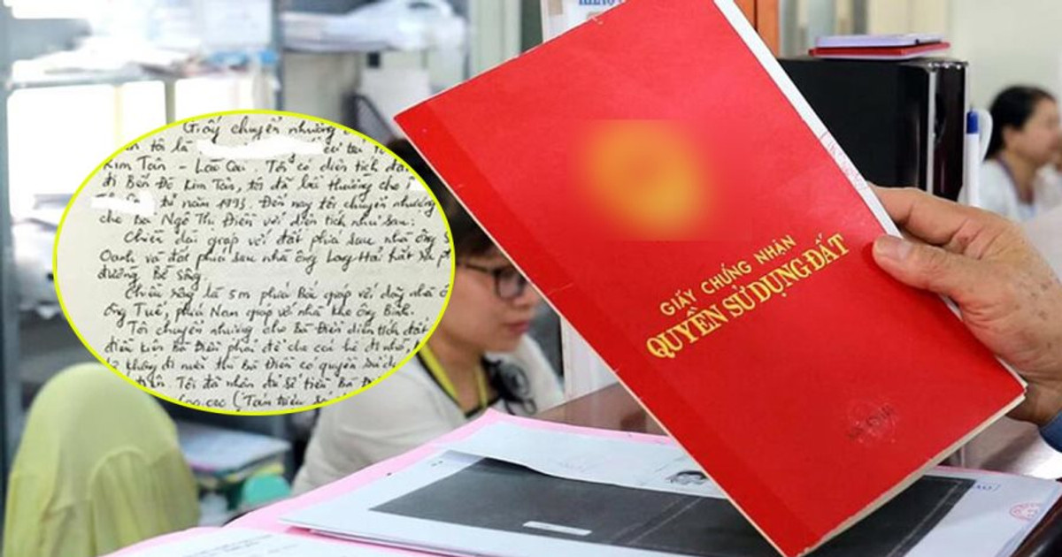 Bộ Nông nghiệp và Môi trường đề xuất cấp sổ đỏ cho đất mua bán bằng giấy viết tay
