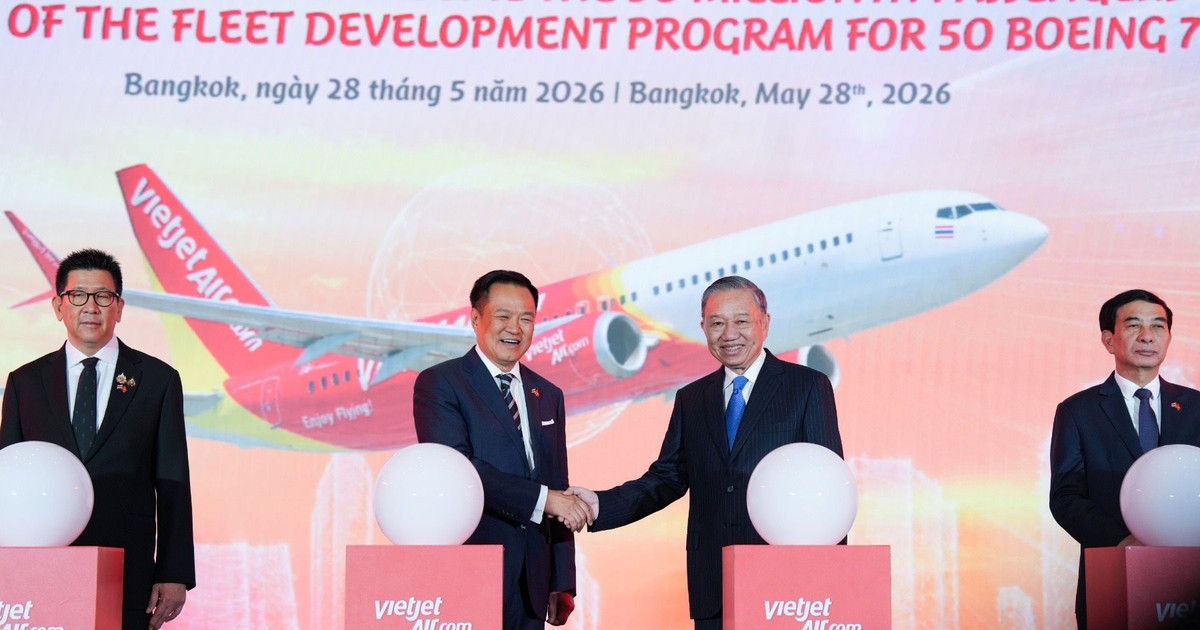Chào mừng chuyến thăm của Tổng Bí thư, Chủ tịch nước Tô Lâm, Vietjet công bố các dấu mốc chiến lược tại Thái Lan