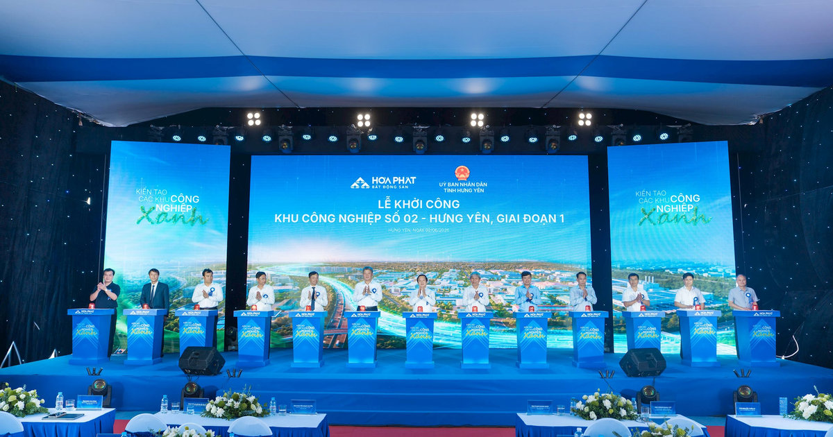 Hòa Phát khởi công khu công nghiệp thứ ba tại Hưng Yên