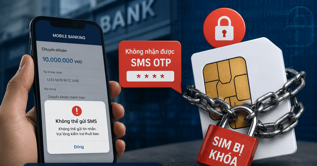SIM bị khóa vì chưa xác thực: Nguy cơ 