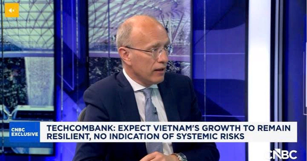 CEO Techcombank Jens Lottner: Việt Nam vẫn duy trì nền tảng tăng trưởng trước những biến động toàn cầu