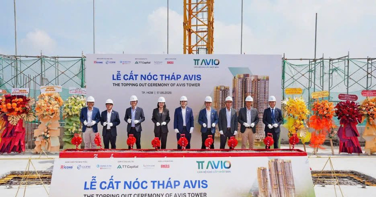 Tin vui cho người mua căn hộ Nhật TT AVIO: Tháp Avis chính thức cất nóc, bảo chứng niềm tin về tiến độ