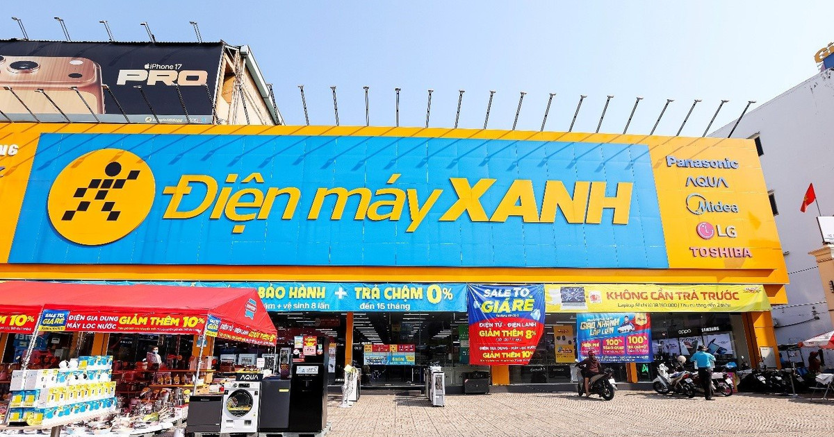 Điện Máy Xanh thu hơn 360 tỷ đồng mỗi ngày, 92% sản phẩm đã hỗ trợ mua trả chậm