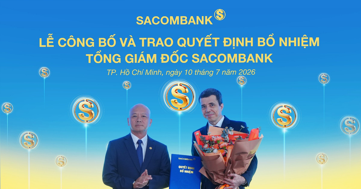SACOMBANK bổ nhiệm ông Loic Faussier giữ chức Tổng Giám đốc