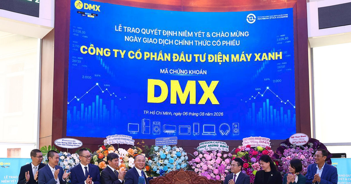 Cổ phiếu DMX chính thức niêm yết HOSE, vốn hóa đạt hơn 101.000 tỷ đồng
