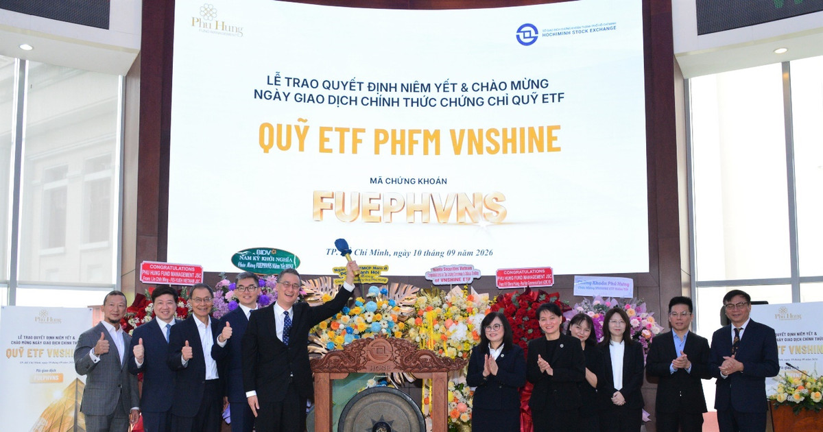 Chính thức giao dịch Quỹ ETF PHFM VNSHINE trên HOSE