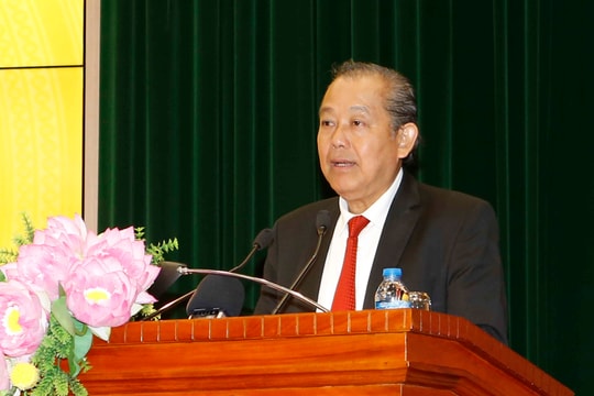 Phó Thủ tướng Trương Hòa Bình thăm và chúc Tết Kiểm toán Nhà nước