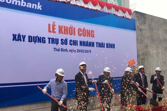 Sacombank khởi công xây dựng trụ sở chi nhánh Thái Bình