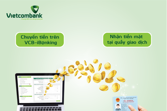 Vietcombank nâng cấp tính năng chuyển tiền trên VCB-iB@nking
