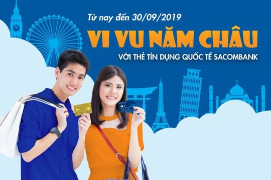 Sacombank dành nhiều ưu đãi du lịch hè cho chủ thẻ
