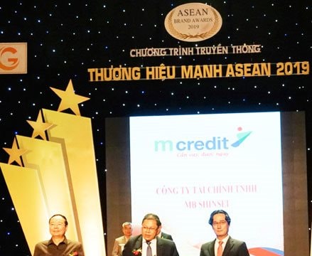 Mcredit lọt Top 10 - Thương hiệu mạnh ASEAN 2019