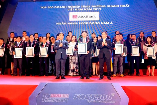 SeABank vào Top 500 doanh nghiệp tăng trưởng nhanh nhất Việt Nam