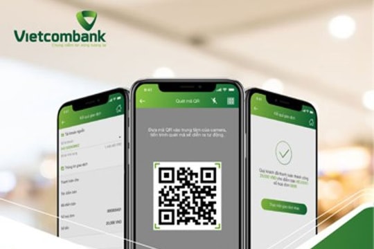 Vietcombank triển khai Dịch vụ thanh toán QRCode liên ngân hàng
