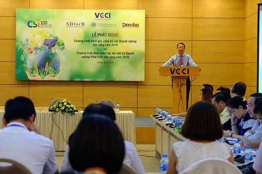 Bộ chỉ số doanh nghiệp bền vững năm 2019 được tinh gọn còn 98 chỉ tiêu