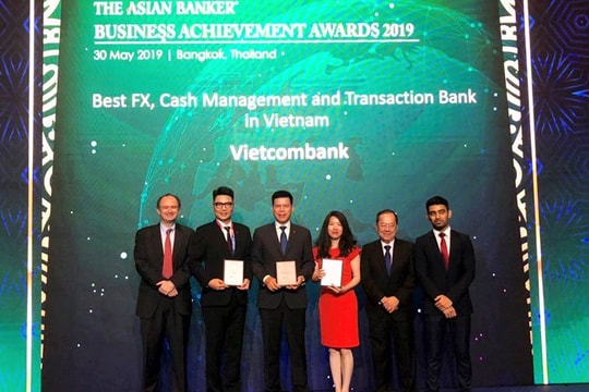 Vietcombank nhận 3 giải thưởng từ The Asian Banker