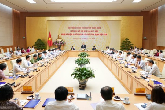 Thủ tướng: Báo chí cách mạng phải thể hiện dòng chảy chính của xã hội