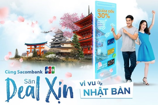 Chủ thẻ Sacombank JCB được tận hưởng nhiều ưu đãi khi mua sắm