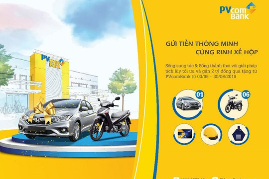 PVcomBank chi gần 2 tỷ đồng quà tặng cho khách hàng gửi tiết kiệm