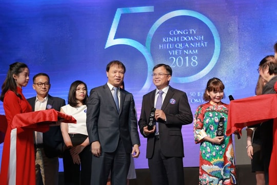 VPBank được vinh danh là một trong 50 công ty kinh doanh hiệu quả nhất Việt Nam