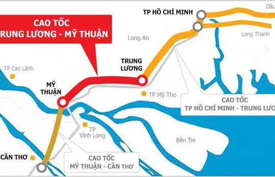 Tập trung tín dụng cho cao tốc Trung Lương - Mỹ Thuận