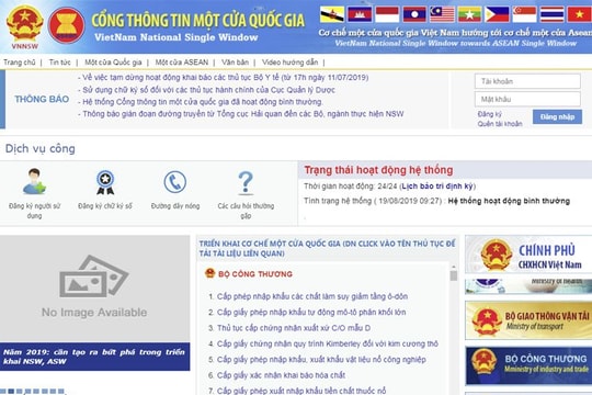 Tiếp tục thúc đẩy Cơ chế một cửa quốc gia, Cơ chế một cửa ASEAN