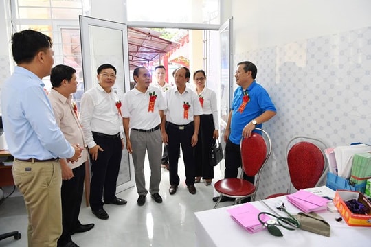 Khánh thành Trạm y tế xã Yên Lương tại tỉnh Phú Thọ do Vietcombank tài trợ 2 tỷ đồng