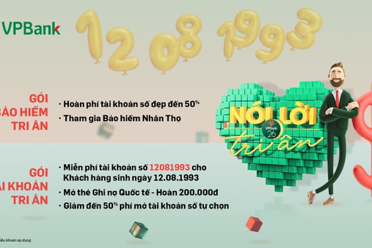 Tháng vàng sinh nhật, VPBank rộn ràng tri ân