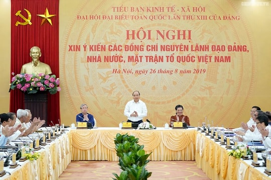 ​​​​​​​Hội nghị xin ý kiến các nguyên lãnh đạo về phương hướng, chiến lược phát triển kinh tế xã hội