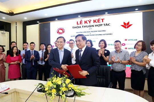 VPBank ký kết thỏa thuận hợp tác với Trường Đại học Ngoại Thương