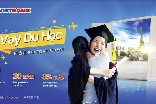 Vietbank cho du học sinh vay 20 năm