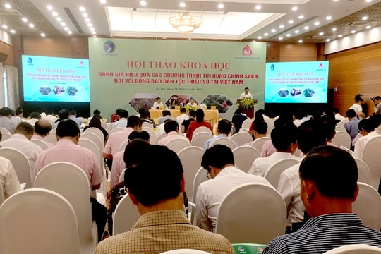 Đánh giá hiệu quả các chương trình tín dụng chính sách xã hội đối với đồng bào dân tộc thiểu số tại Việt Nam
