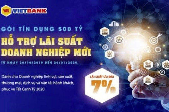 Vietbank dành nhiều ưu đãi hỗ trợ doanh nghiệp mới