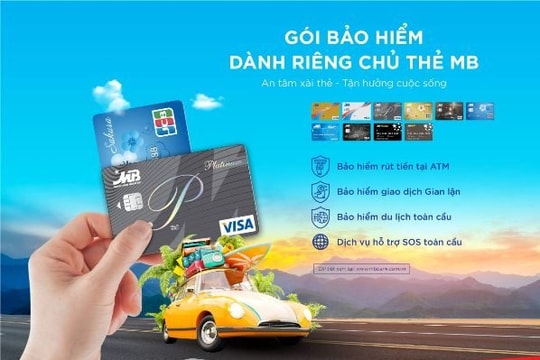 Chủ thẻ MB được bảo hiểm khi gặp rủi ro trong quá trình giao dịch thẻ
