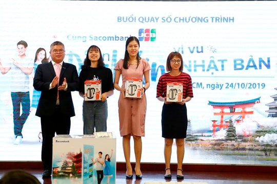 Sacombank trao giải “Cùng Sacombank JCB săn deal xịn, vi vu Nhật Bản”
